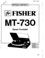 Fisher MT-730 - Service Manual 